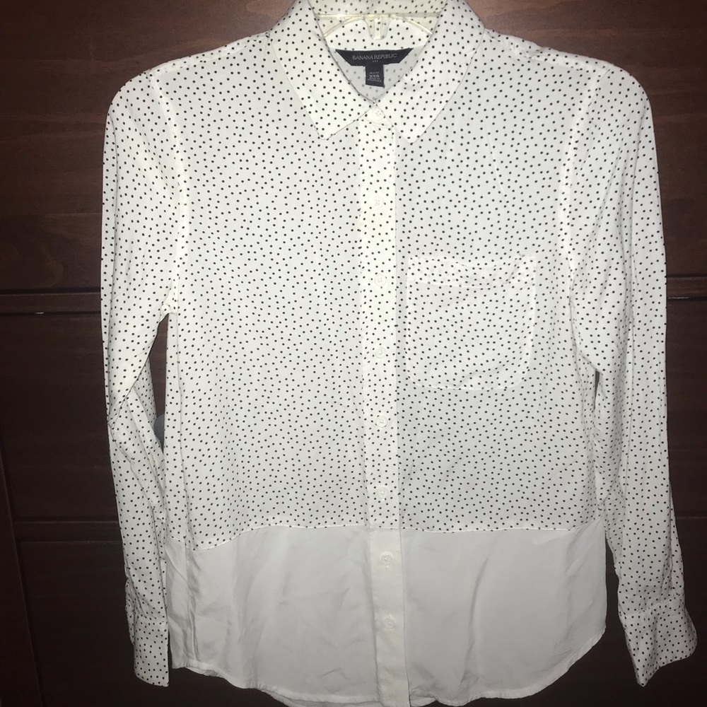 Banana Republic Button Up Top